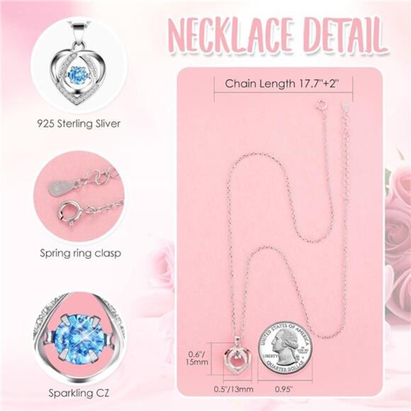 ADDWel Preserved Rose Gifts for Her, Forever Real Flowers with Sterling Silver - Picture 3 of 7